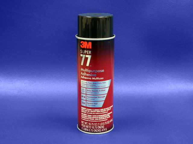 (Pack of 12) 3M SUPER 77 Spray Glue 7.3 oz Adhesive for Foil Plastic Paper  Foam Metal