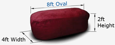 Foam-Filled Bean Bag Chair