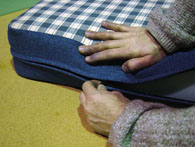 Zippered Cover Closed with Foam Inside