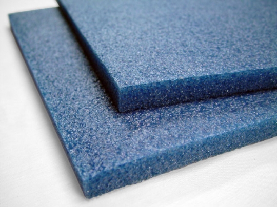 Polyethylene Foam Sheets 1.7LB Blue