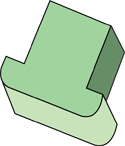 Rounded T-Shaped Custom Foam