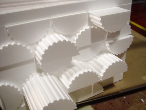 Custom Polystyrene Foam Columns