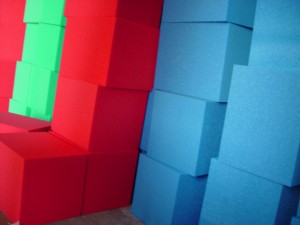 Colored Foam Pit Blocks Colored Foam Pit Blocks
