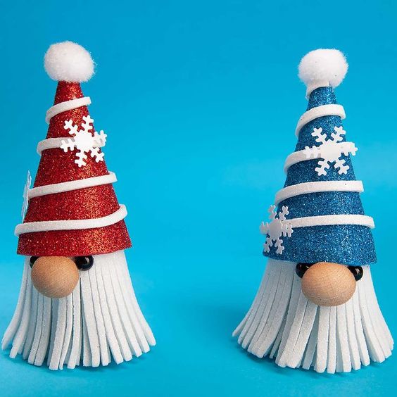 Christmas Decoration- Glitter Styrofoam Cone Christmas Trees