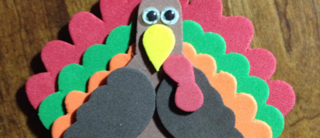 foam turkey craft