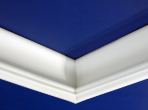Foam molding corners are an example of a surprisingly easy foam cutting job Foam molding corners are an example of a surprisingly easy foam cutting job