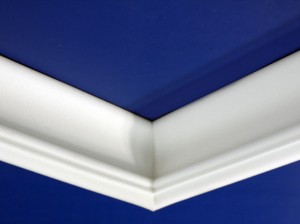 Foam molding corners are an example of a surprisingly easy foam cutting job