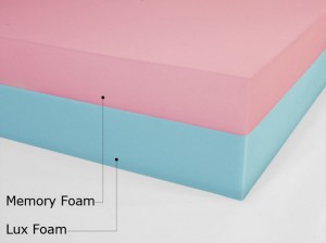 5LB Memory Foam Atop Firm Foam