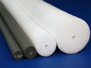 Polyethylene Cylinders For Boffers or Padded Weapons